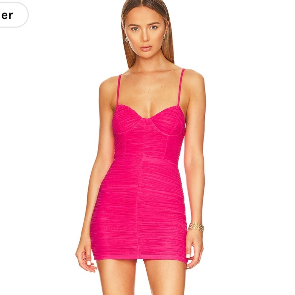 Estelle Mini Dress in Pink